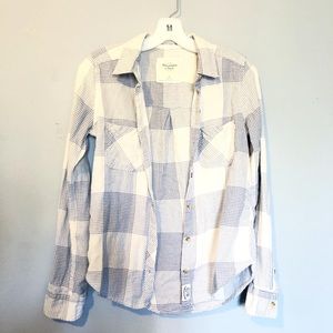 The softest White and grey flannel